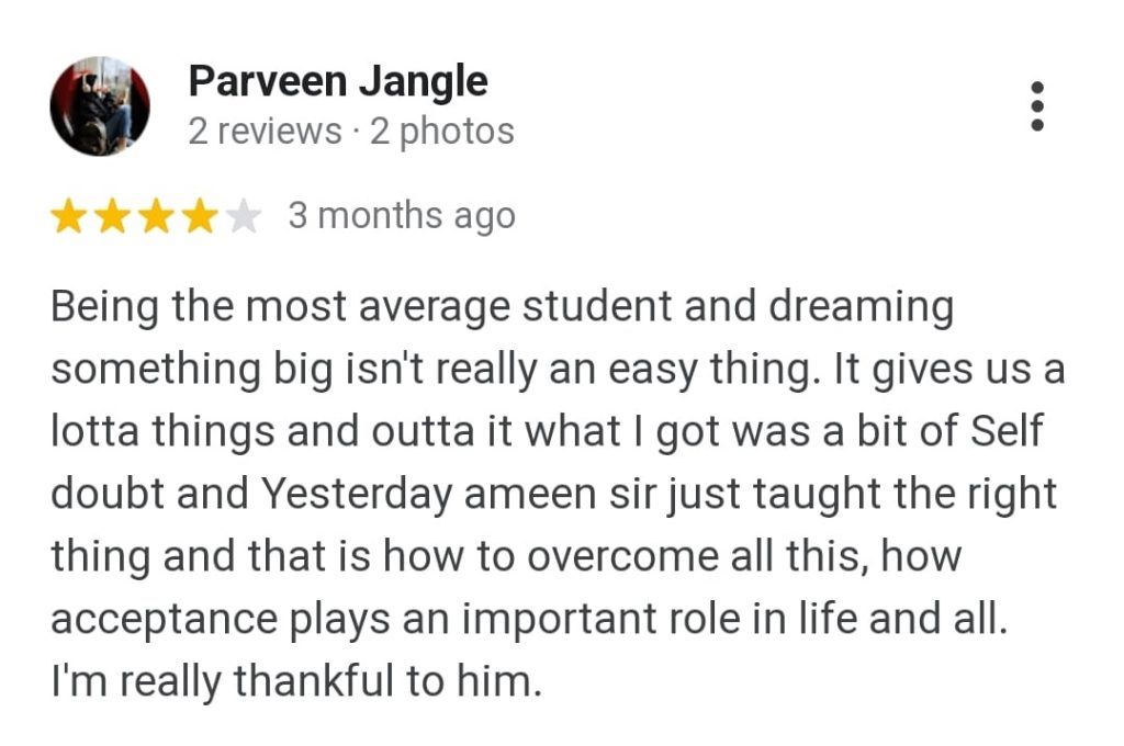 Career Ka Doctor - Ameen E Mudassar Reviewed by Parveen Jangle
