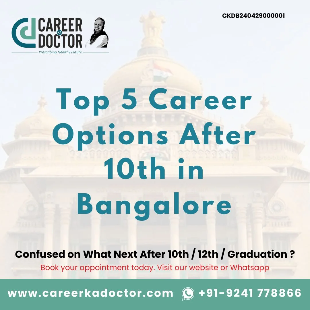 Top 5 Career Options After 10th in Bangalore-min