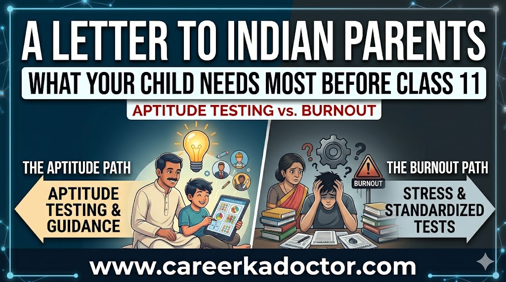 Career Ka Doctor Ameen e Mudassar A Letter to Indian Parents What Your Child Needs Most Before Class 11