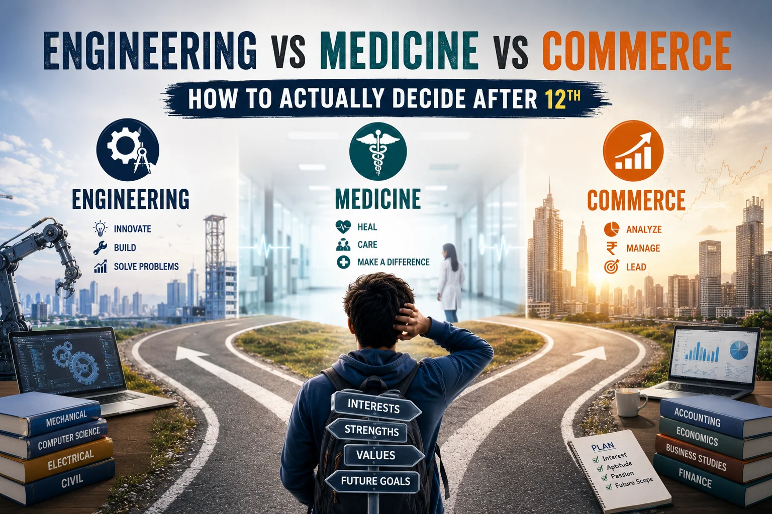 Career Ka Doctor - Ameen e Mudassar - Engineering vs Medicine vs Commerce How to Actually Decide After 12th