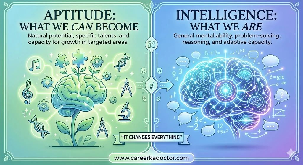 Career Ka Doctor Ameen e Mudassar What Is the Difference Between Aptitude and Intelligence