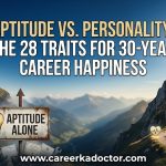 Career Ka Doctor Ameen e Mudassar Why Aptitude Alone Is Not Enough The 28 Personality Traits That Decide 30-Year Career Happiness