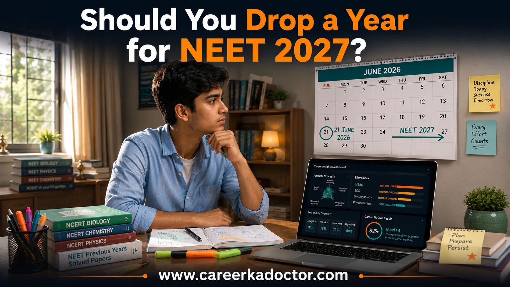 Career Ka Doctor Ameen e Mudassar Should you drop a year for NEET 2027